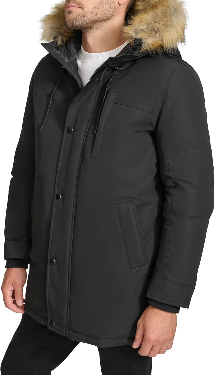 Водонепроницаемая куртка Calvin Klein Mens Everyday Essential, Black — фото 3