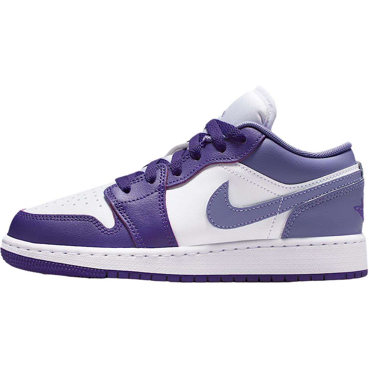 

Jordan Air 1 дышащие низкие детские скейтбординг кроссовки Palace Purple для подростков