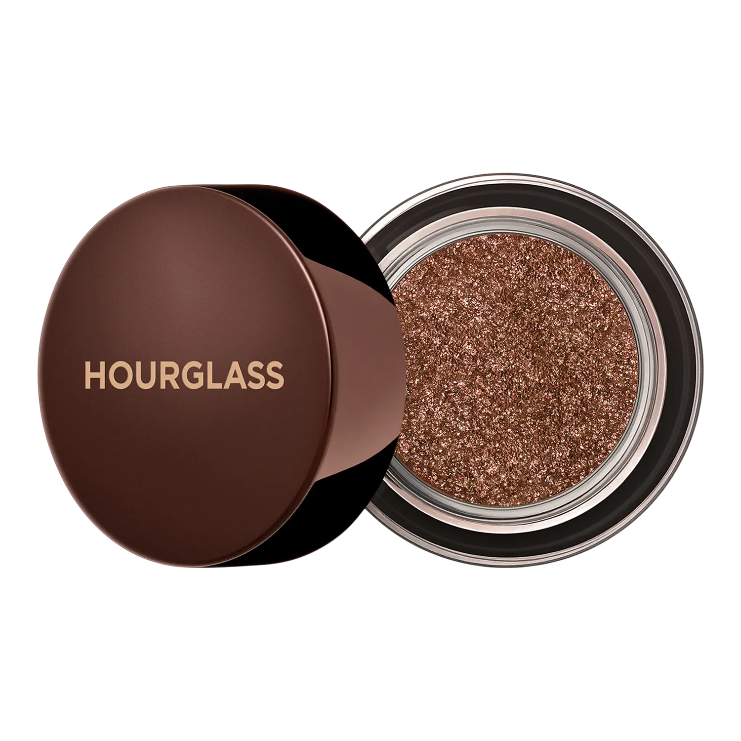 

Тени для век с рассеянным светом и блестками HOURGLASS, Burnish (deep bronze)