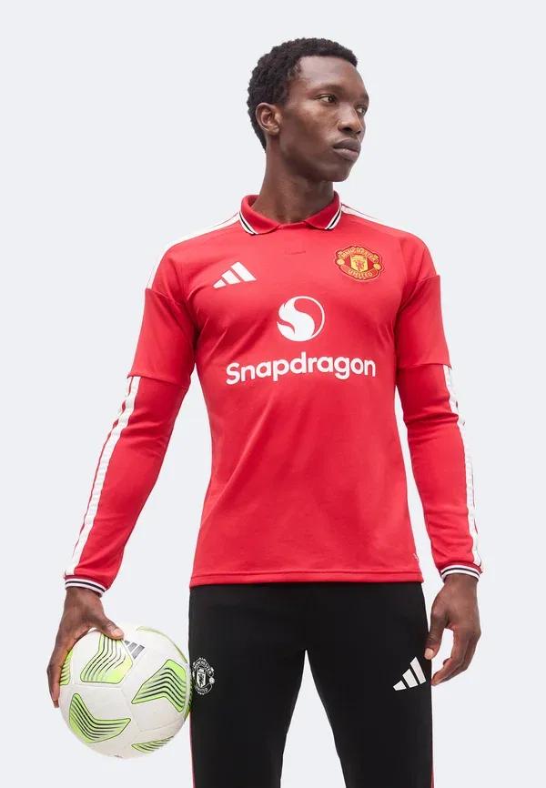 Футбольная джерси Adidas Performance Manchester United 26/27 Home Longsleeve, красный — фото 4