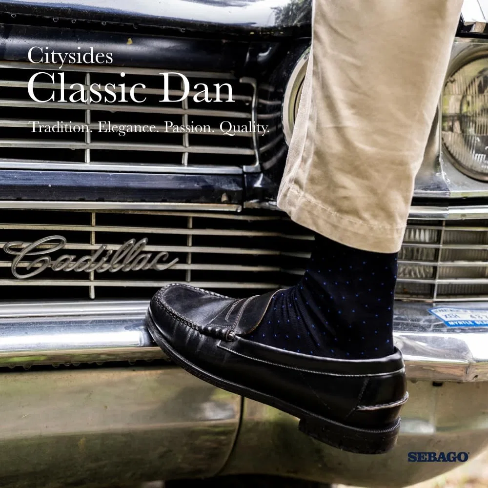 Лоферы Classic Dan Sebago, черно-белый — фото 2