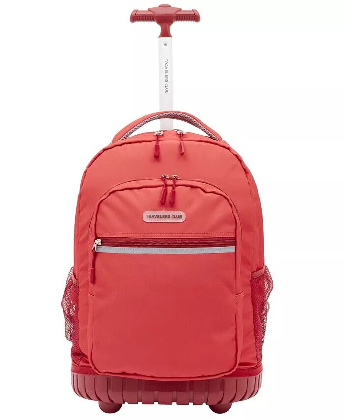 

Finley Collection 18" Рюкзак на колесиках Travelers Club, красный