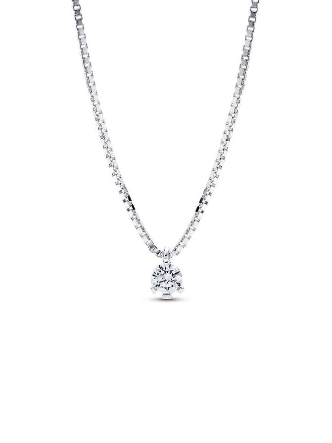 

Ожерелье Pandora Nova Sterling Silver Lab-grown Diamond Pendant Necklace, стерлинговое серебро