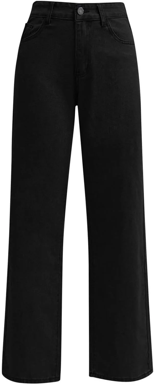 Женские джинсы high waisted wide leg — фото 4