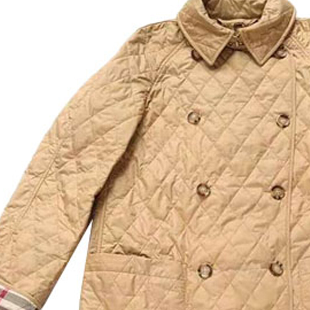 Куртка Burberry, женская, стеганая, хаки — фото 3
