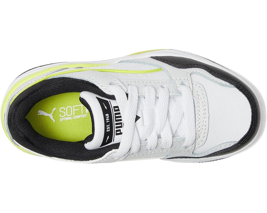 Детские кроссовки Puma Rebound Retro PUMA Kids, Black/White/Lime Smash — фото 2