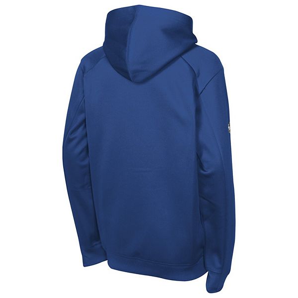 Худи Vancouver Canucks Pro Rink Raglan молодежное синее Fanatics — фото 4
