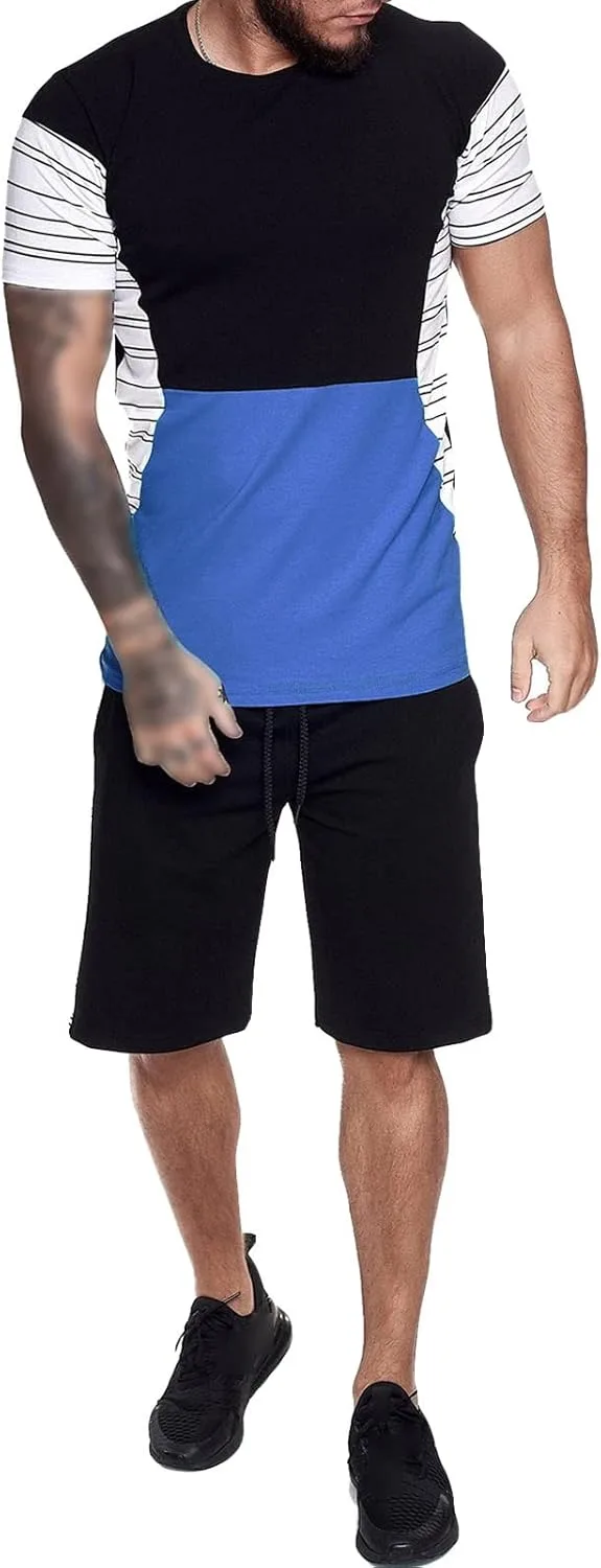 

Maiyifu-GJ мужская футболка с коротким рукавом, поло, цветной блок, regular fit