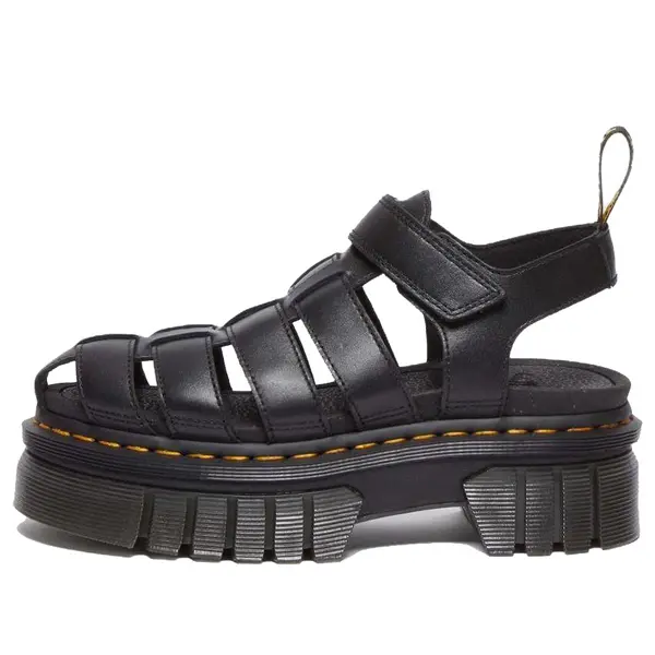 Сандалии ricki cage leather sandals 'black' Dr. Martens, черный