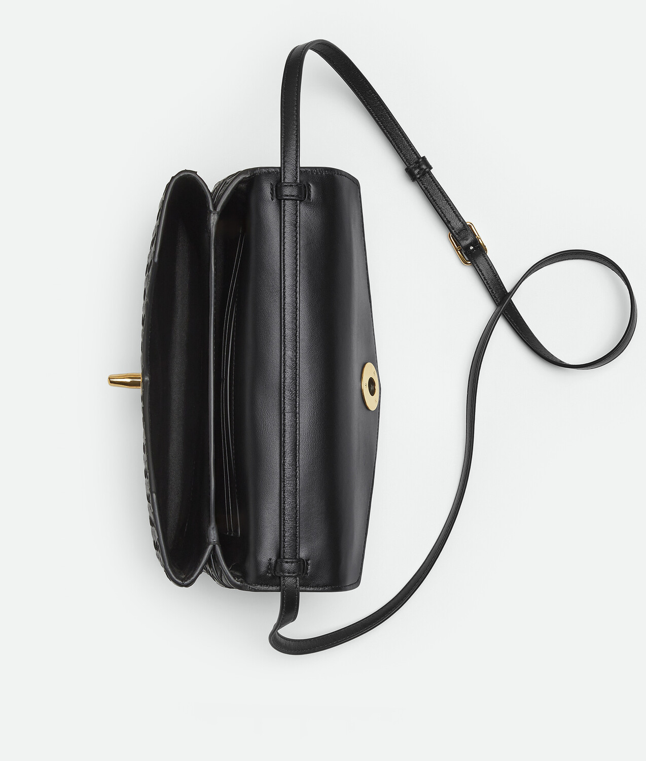 Женская сумка Knot Lock BOTTEGA VENETA, черный — фото 3