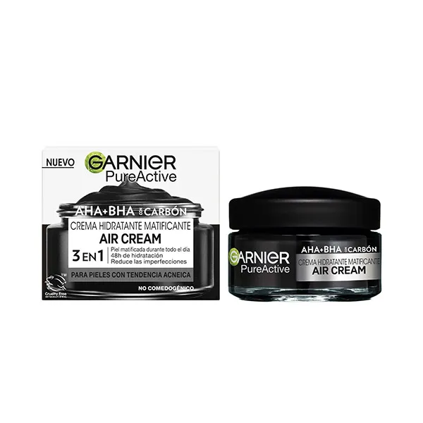 

Матирующий увлажняющий крем Aha+Bha Con Carbón Garnier, 30 ml