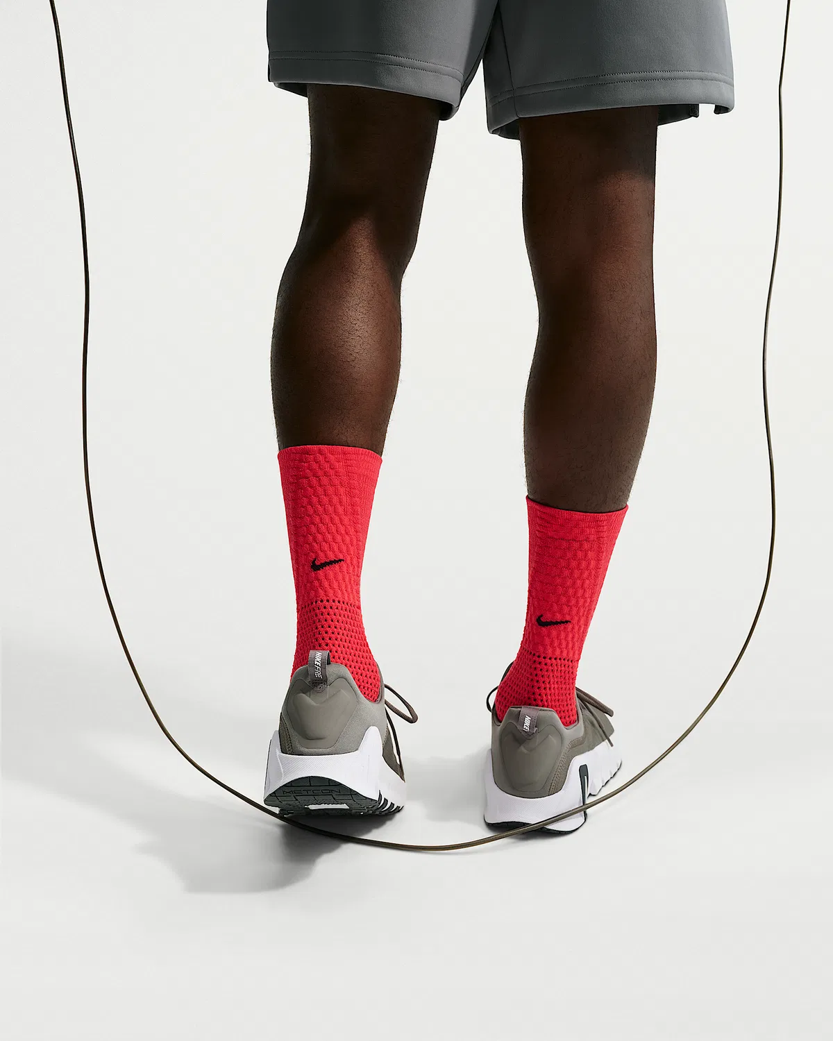 Dri-FIT ADV Cushioned Crew Socks (1 пара) Nike Unicorn, Light Crimson/Black/Black — фото 4