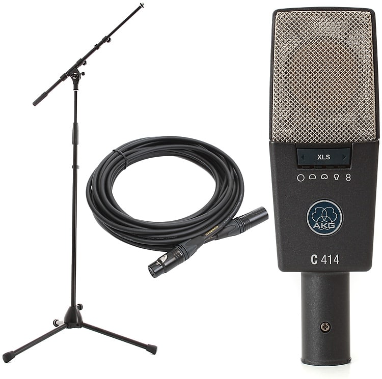 

Комплект конденсаторных микрофонов AKG C414 XLS Large-Diaphragm Condenser Microphone with Stand and Cable