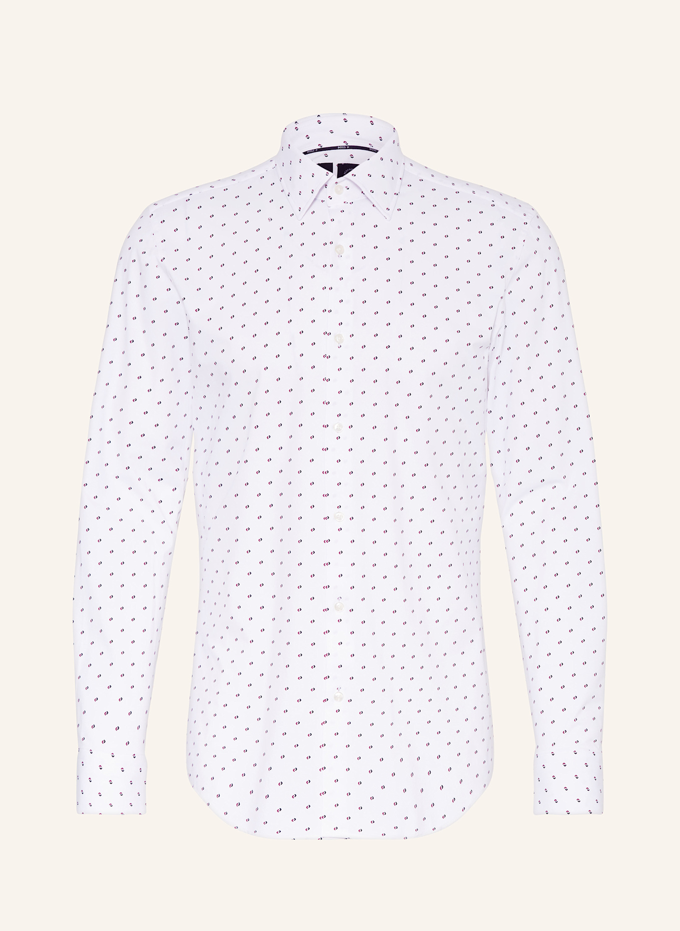 

Рубашка Hank slim fit Boss, белый