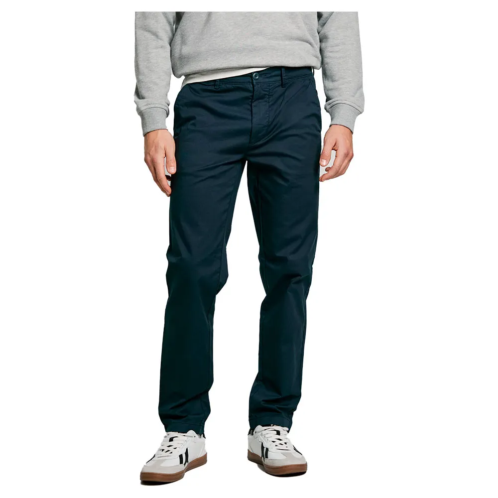 

Брюки чинос Pepe Jeans Slim Poplin, синий