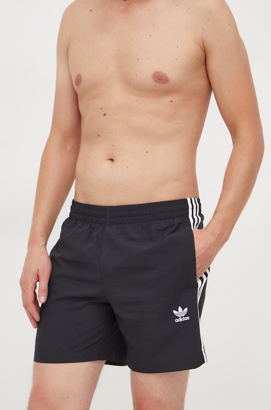 

Купальные шорты 3-Stripes Adidas Originals, черный