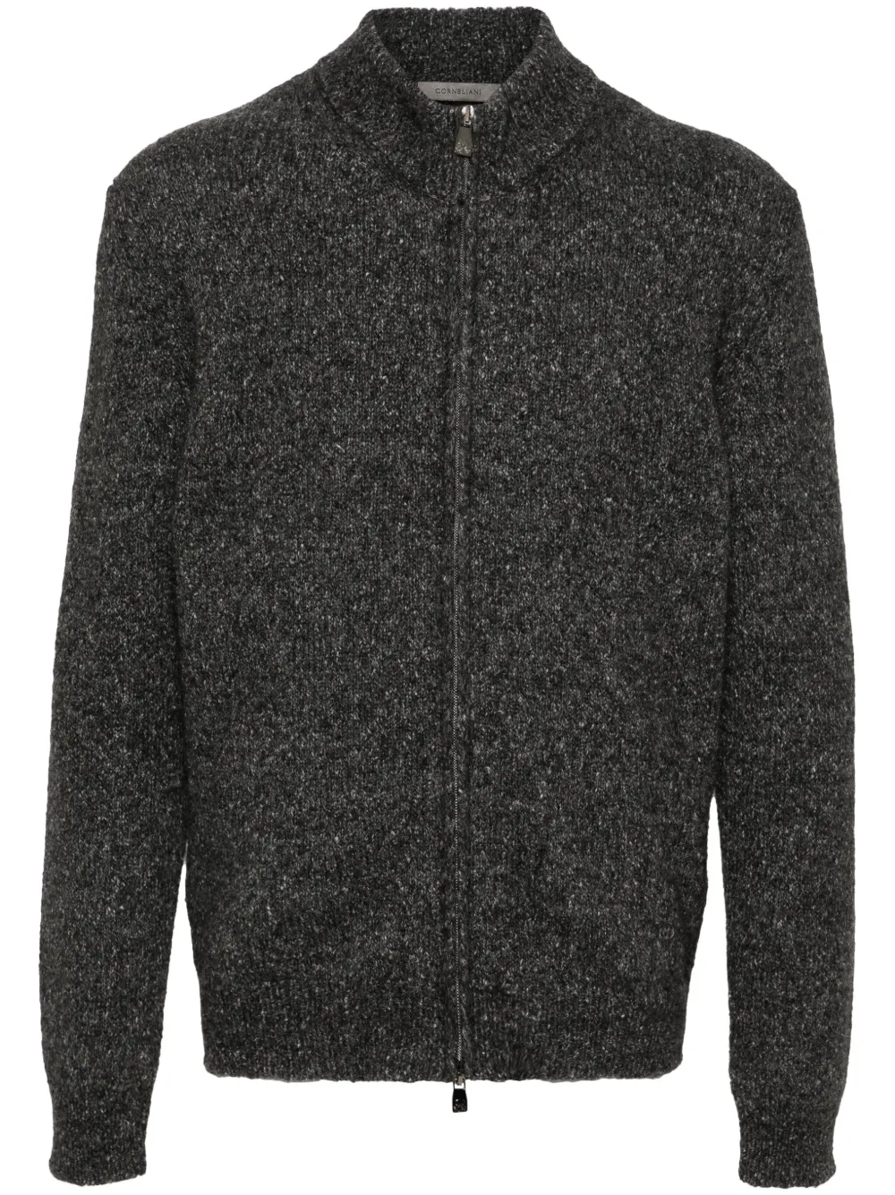 

Меланжевый кардиган Corneliani, серый