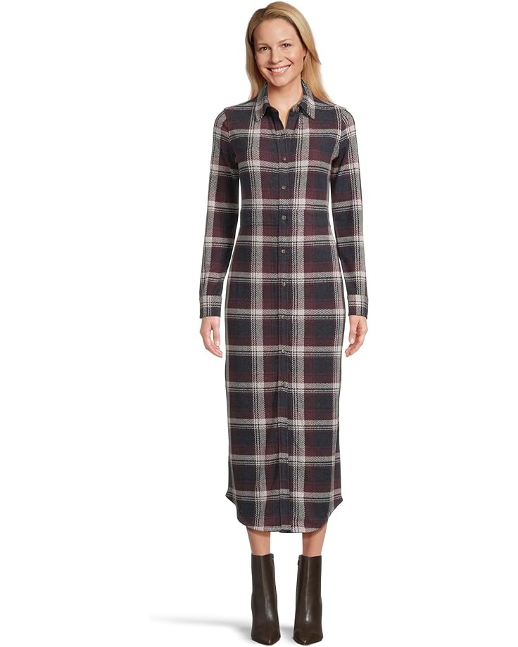 

Платье Faherty Legend Sweater Maxi Dress, цвет Middlecreek Moon Plaid