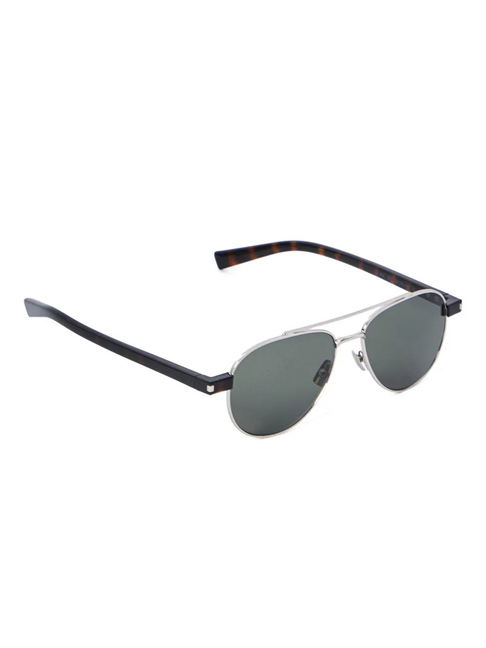 

Солнцезащитные очки-пилоты Saint Laurent Eyewear, серебряный