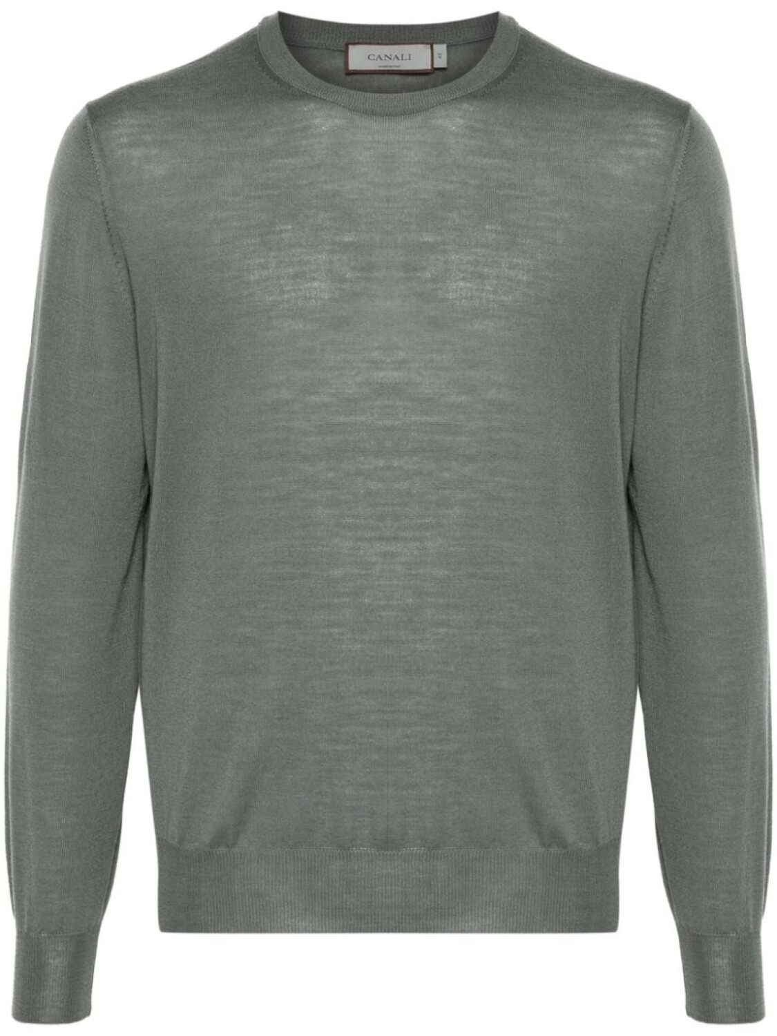 

Canali свитер с круглым вырезом, зеленый