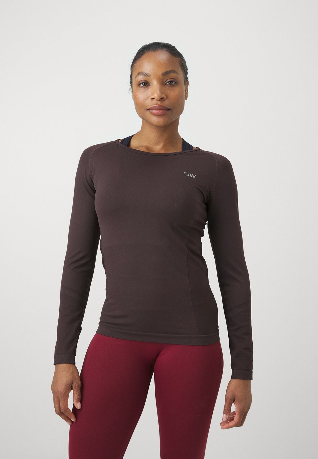 

Топ с длинными рукавами EVERYDAY SEAMLESS ICANIWILL, коричневый