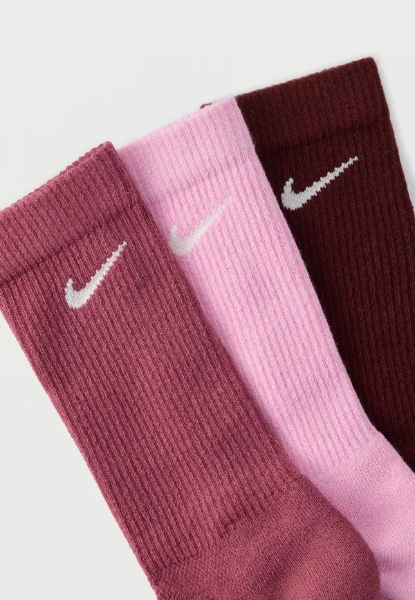 Носки Nike Performance, 3 пары, розовый/бордовый/мультиколор — фото 2
