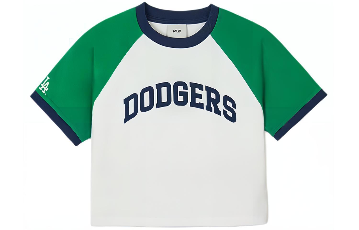 

Футболка Los Angeles Dodgers с регланными рукавами женская неоново-зеленая MLB
