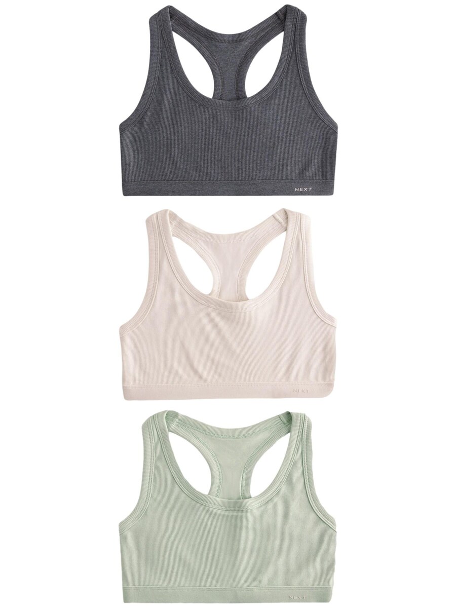 

Бюстгальтер без косточек Next, цвет Beige/Dark grey/Light green