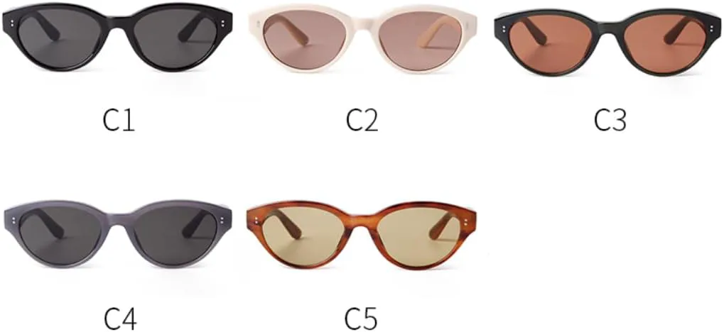 

Солнцезащитные очки с защитой UV400 | Оправа «кошачий глаз» с заклепками | для женщин и мужчин, для занятий спортом на открытом воздухе и вождения DSVIGF, 02