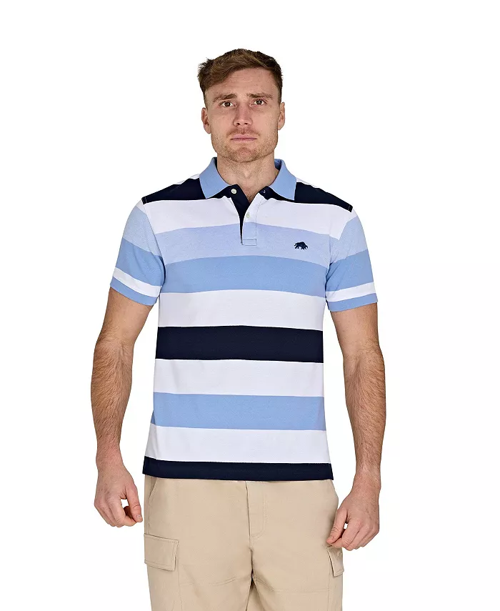 

Пике-поло Birdseye Hoop Raging Bull, синий