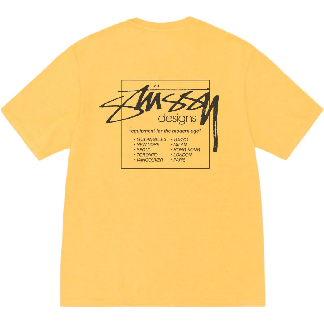 

Футболка Modern Age с пигментной окраской Stussy, желтый
