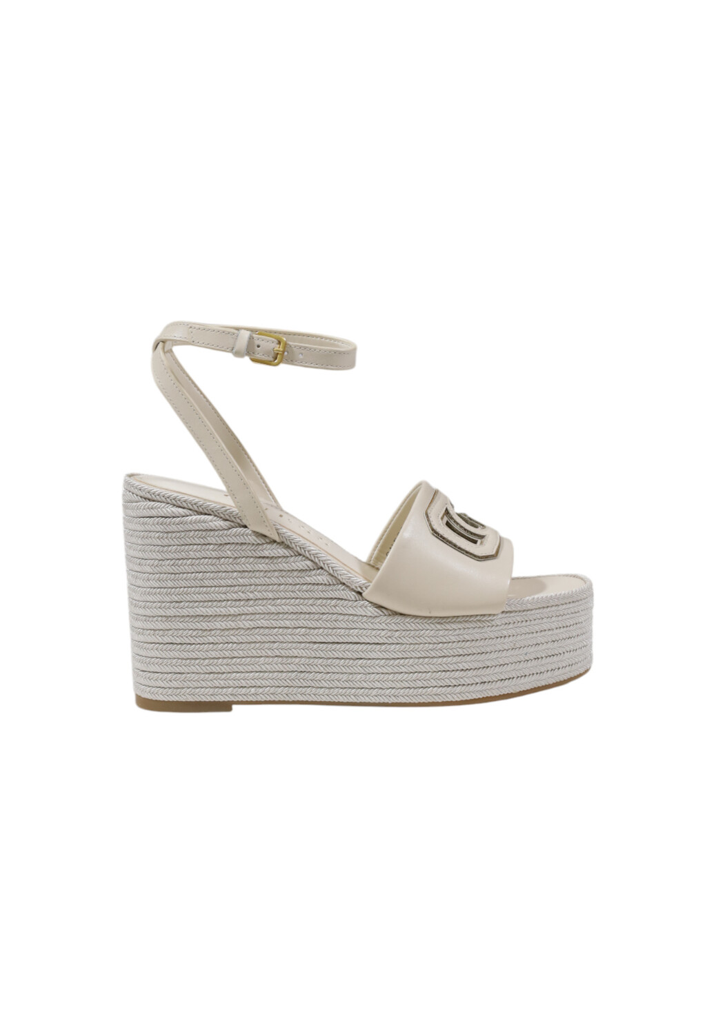 Босоножки женские GUESS на платформе, бежевый