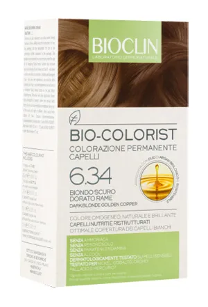 

Bioclin Bio-Colorist 6.34 Натуральная краска для волос Темно-русый золотисто-медный
