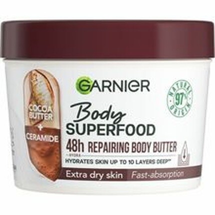 

Garnier Superfood 48h Восстанавливающее масло - Какао - Керамиды 380мл