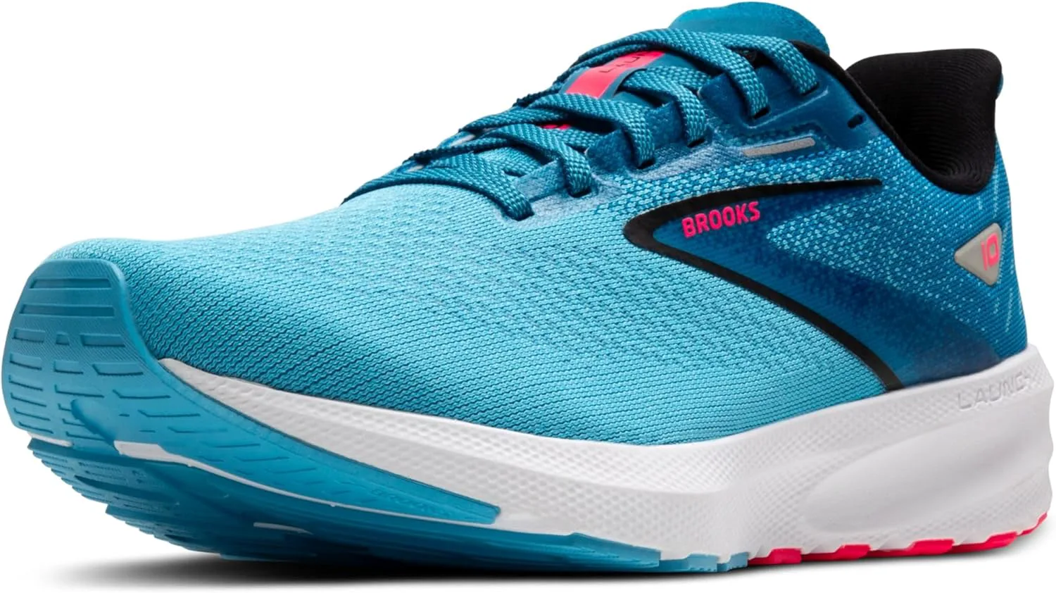 Мужские нейтральные беговые кроссовки Brooks Launch 10, синий/черный — фото 2