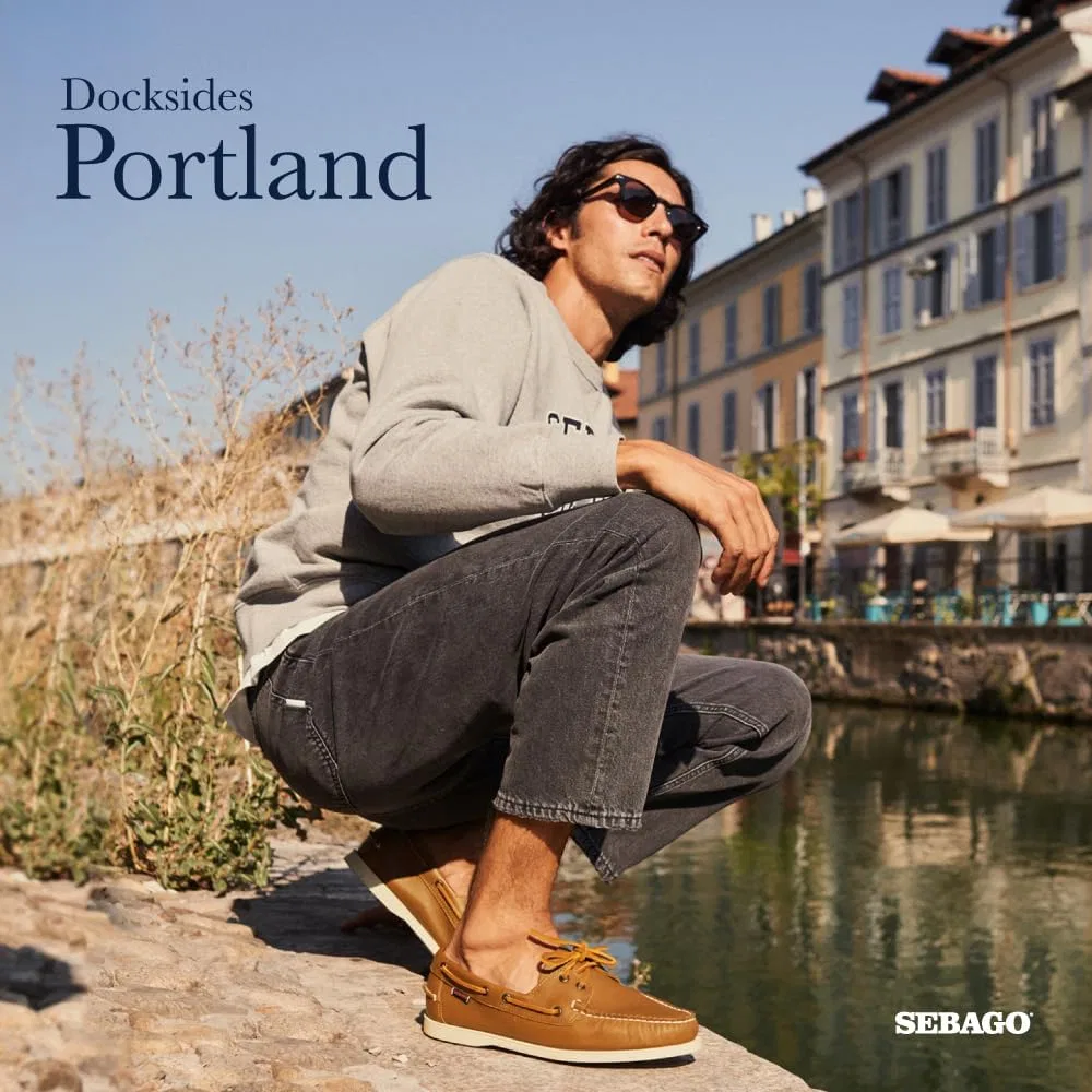 Лоферы Sebago Portland Boat Shoes, коричневый — фото 2