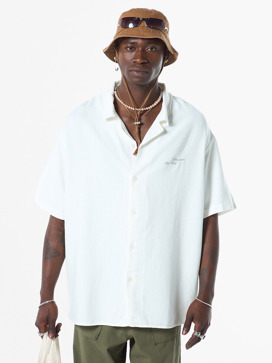 

Повседневная рубашка VAMOS CLO Comfort fit Button Up Shirt Spirea, белый
