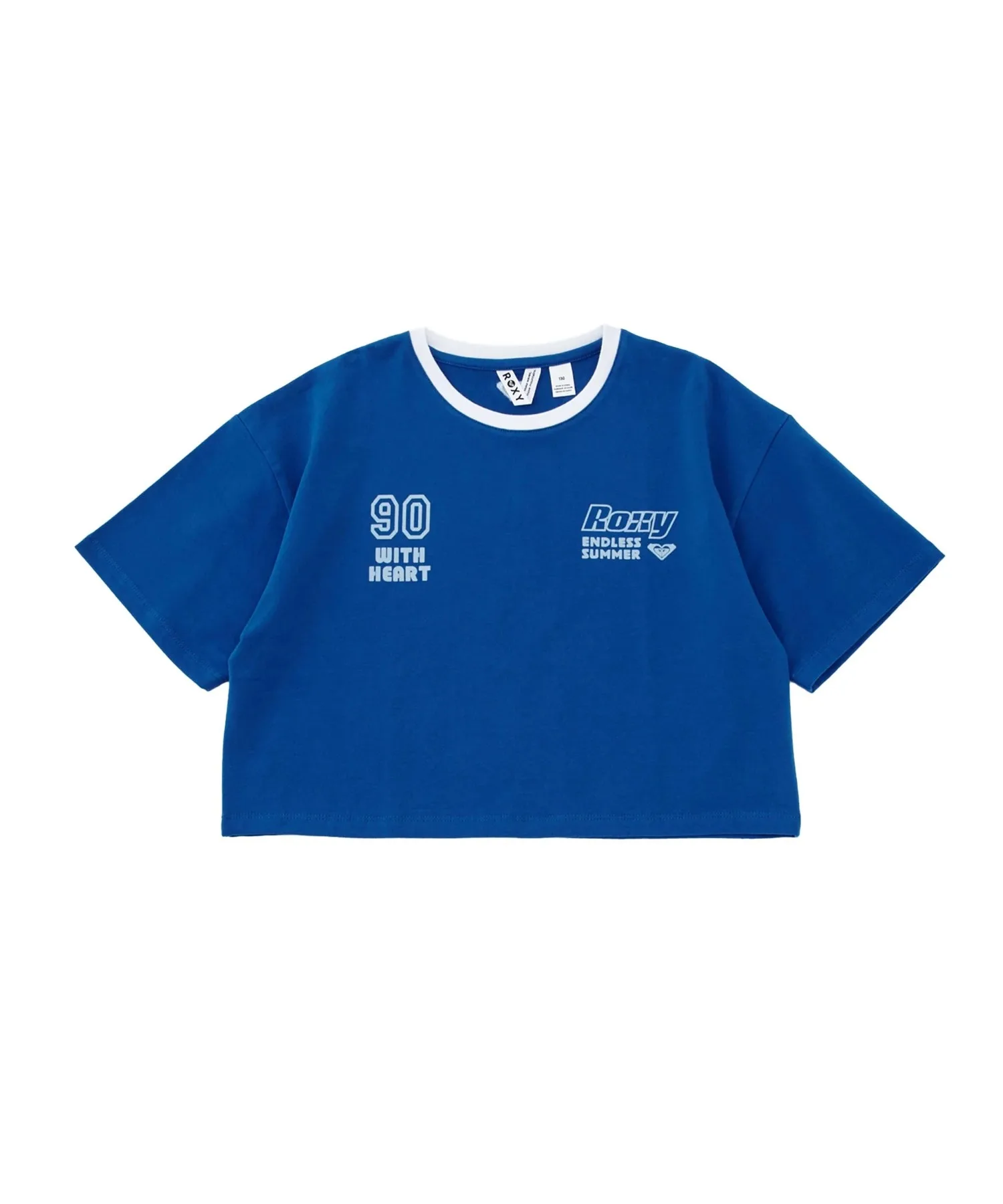 Детская футболка ROXY MINI AUTHENTIC с принтом синяя