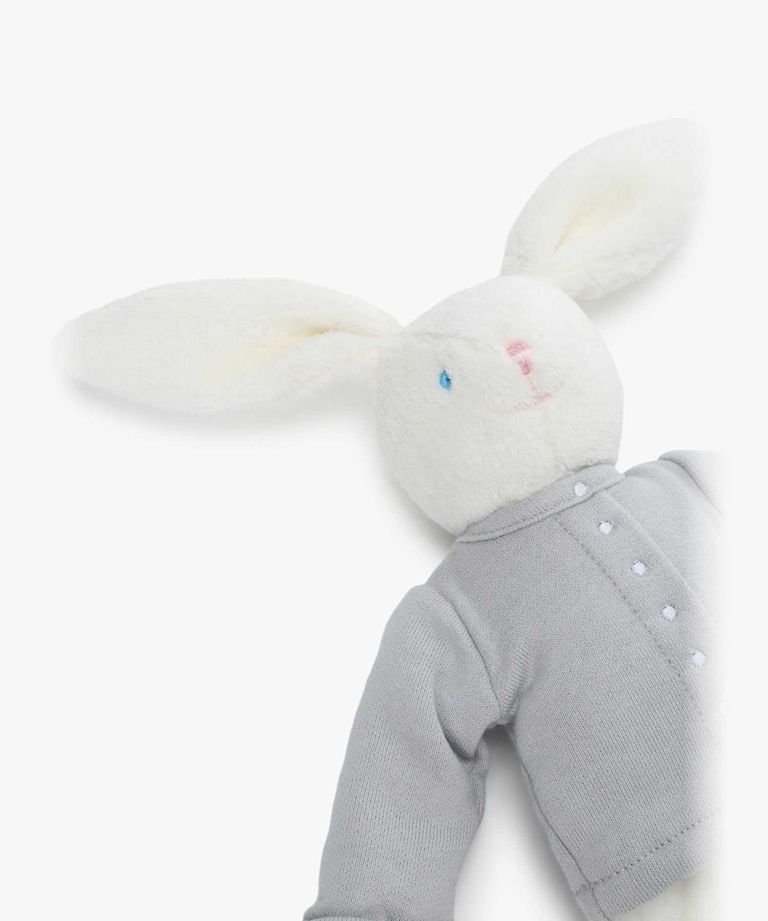 Мягкая игрушка-кролик в кардигане для малыша Agnes b. ENFANT, Gray — фото 3