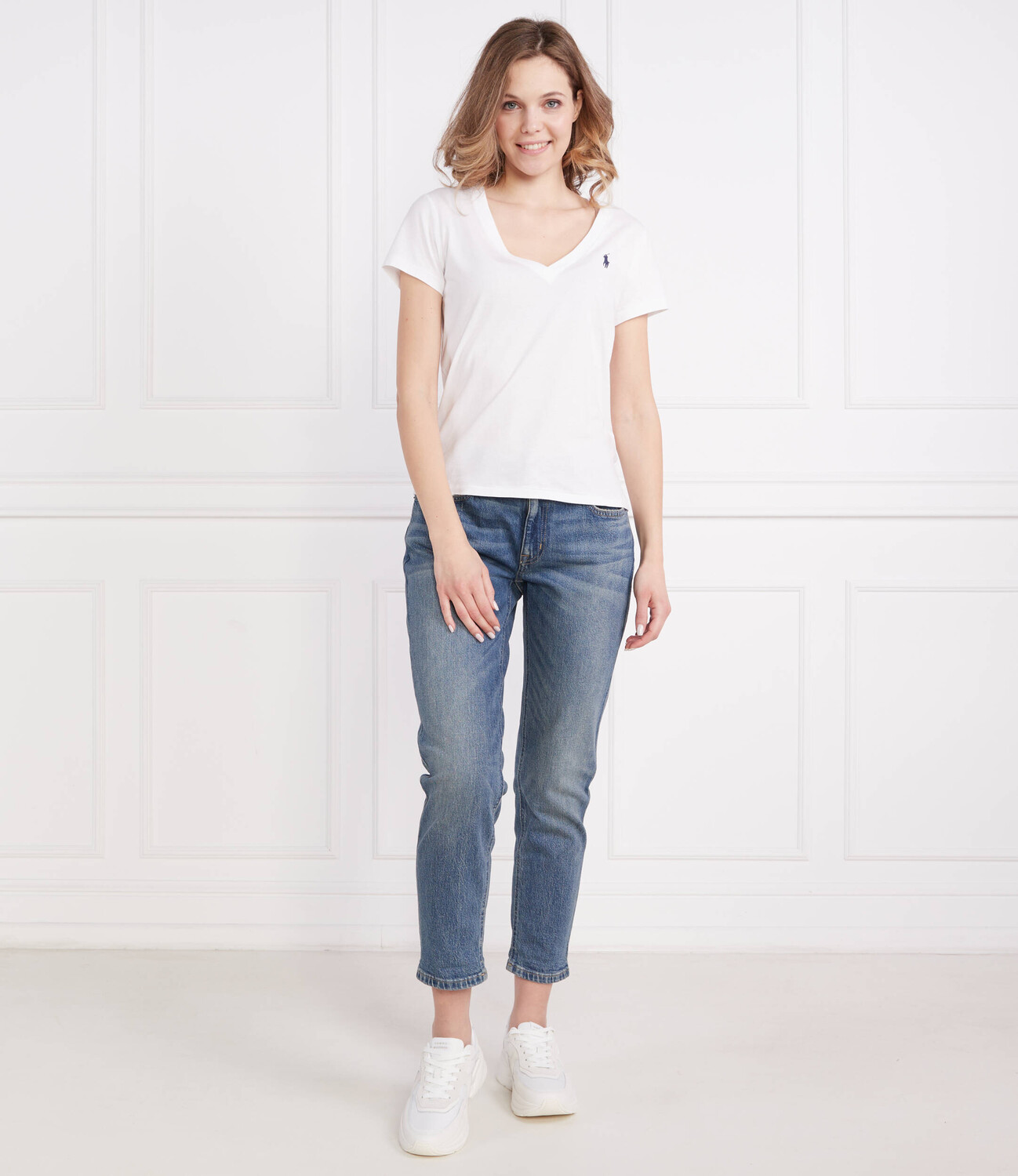 Футболка POLO RALPH LAUREN regular fit, белый — фото 2