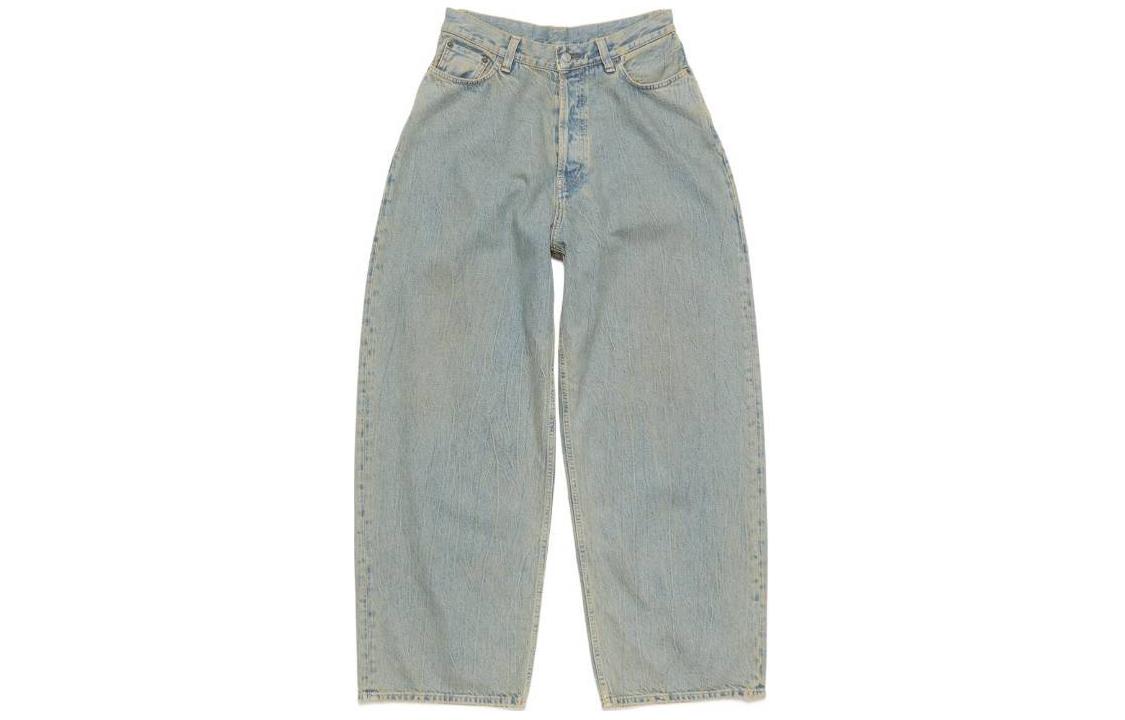 Джинсы Mid Rise Wide Leg Acne Studios, Синие — фото 2