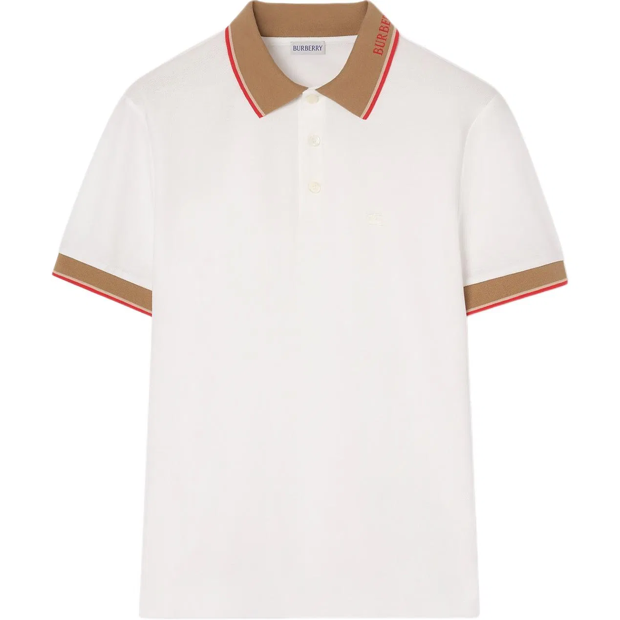 Поло Burberry мужское Chalk White