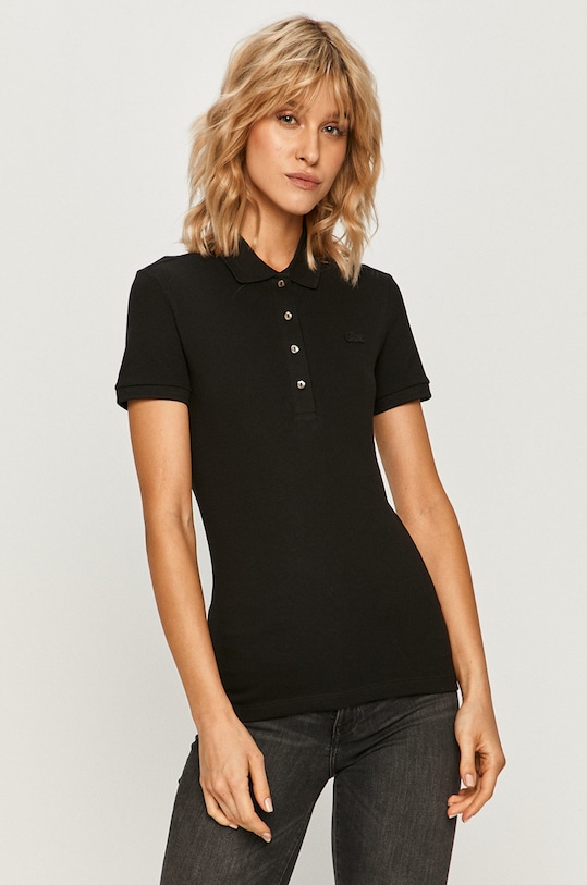 

Поло Lacoste, черный