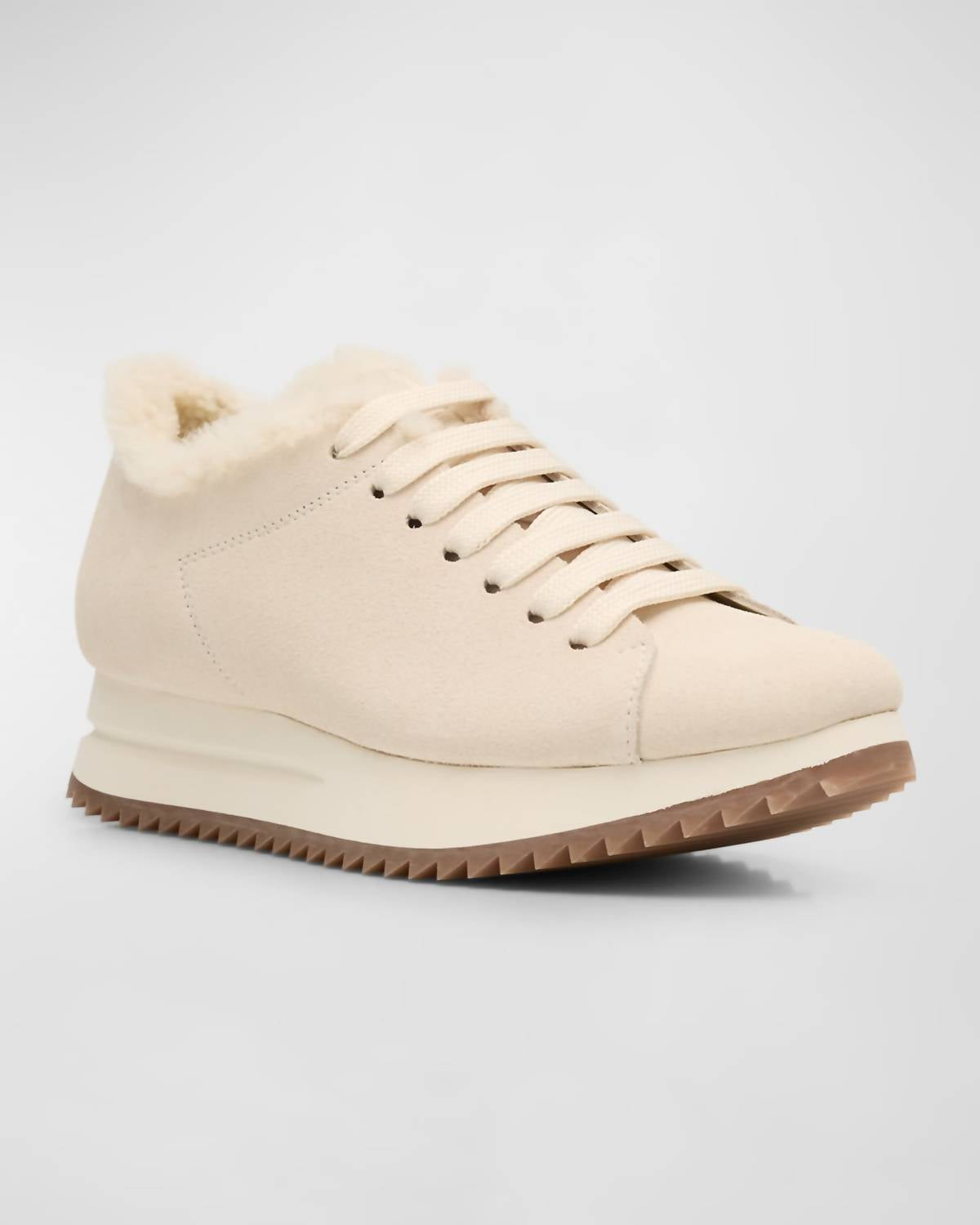 Женские кроссовки Orinda Shearling Suede цвета басмати Pedro Garcia, цвет basmati