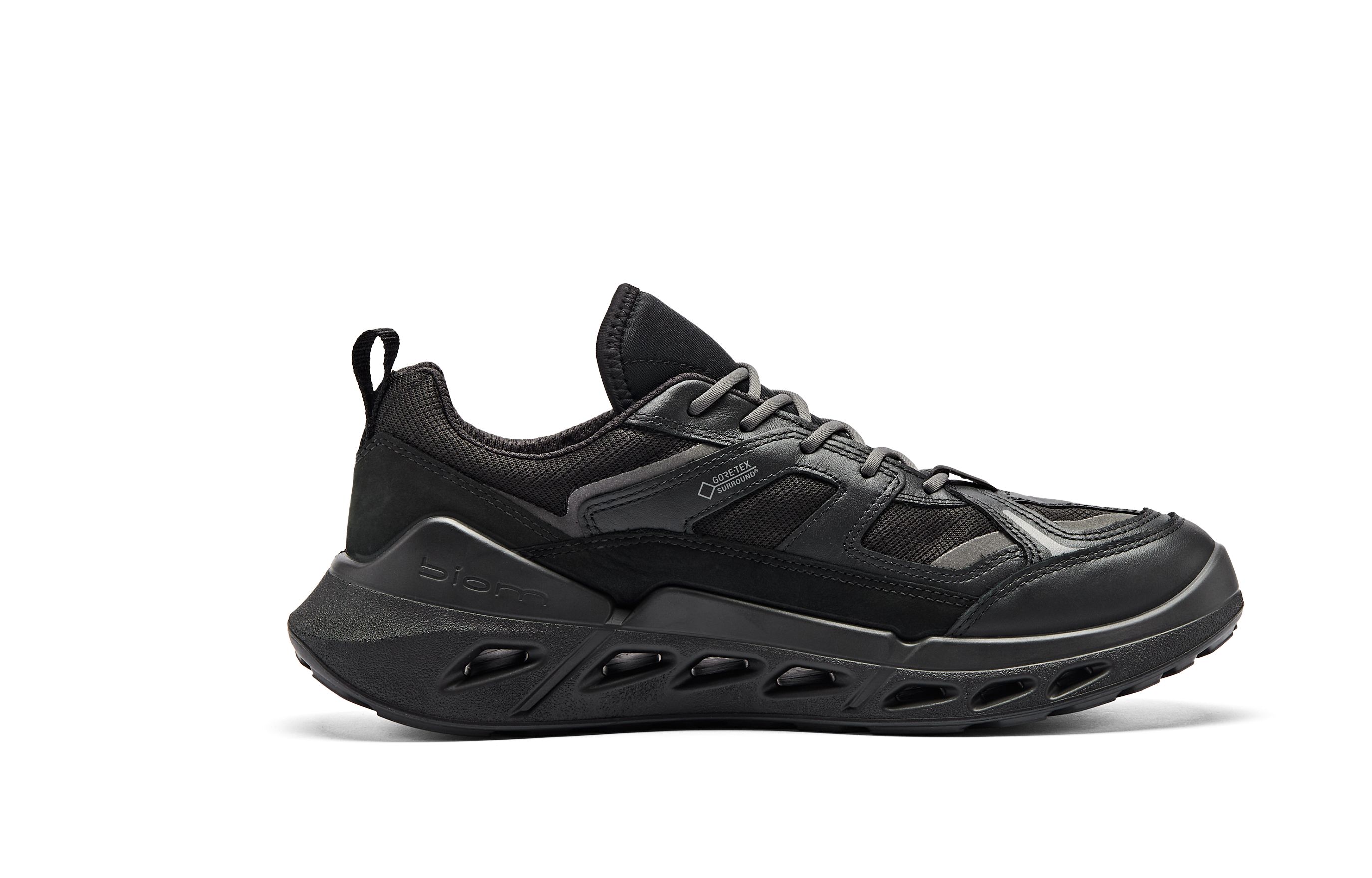 Ecco SS26 BIOM 720 Collection Кожаные повседневные ботинки мужские Black 850344 — фото 3