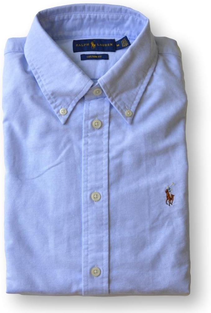 

POLO RALPH LAUREN Мужская классическая рубашка Oxford Performance, Powder Blue