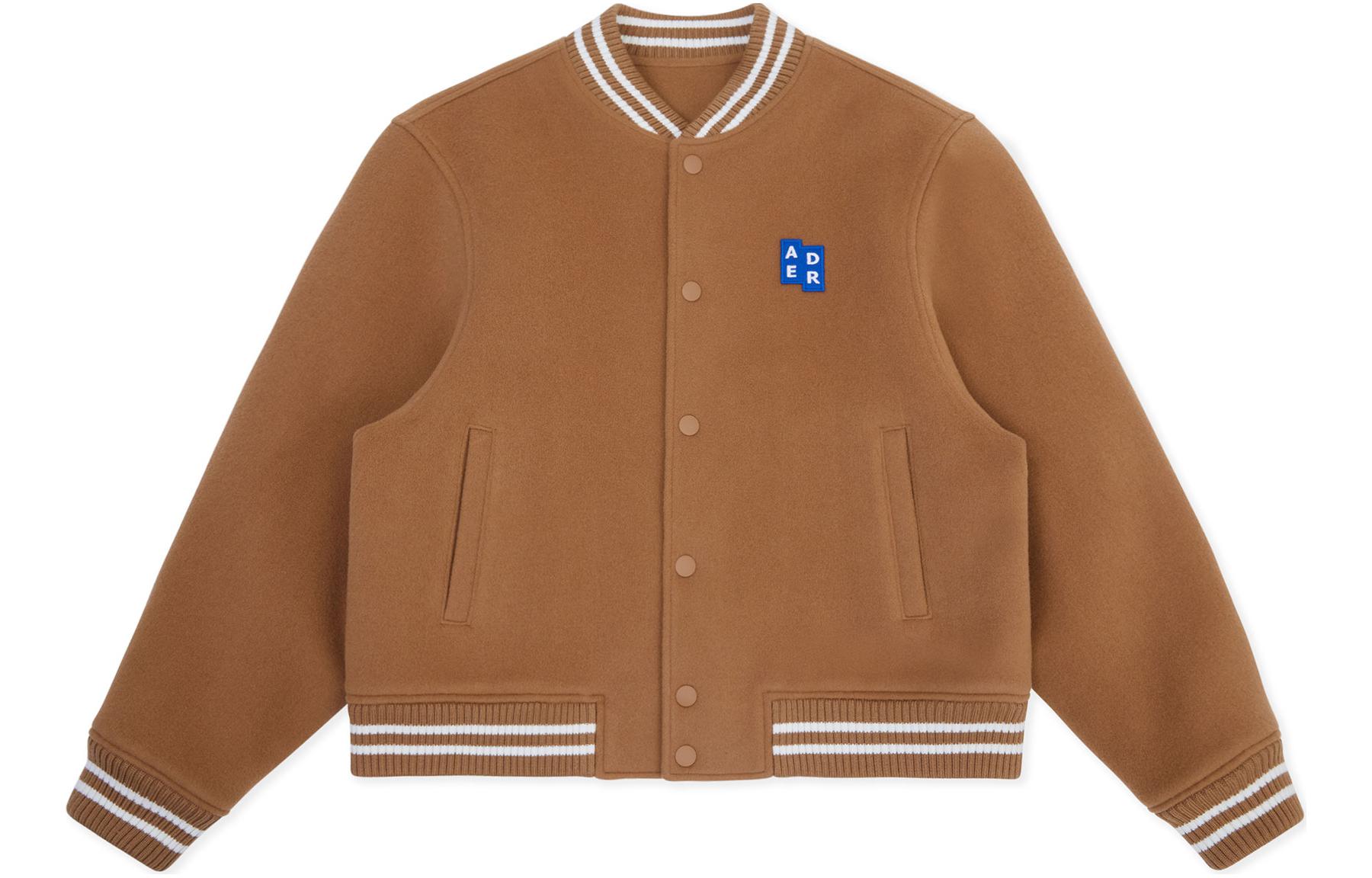 

ADER ERROR Трикотажная куртка варсити, Camel