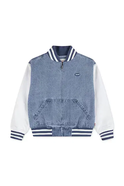 Куртка джинсовая Denim бомбер Jacket Levi's, синий — фото 2