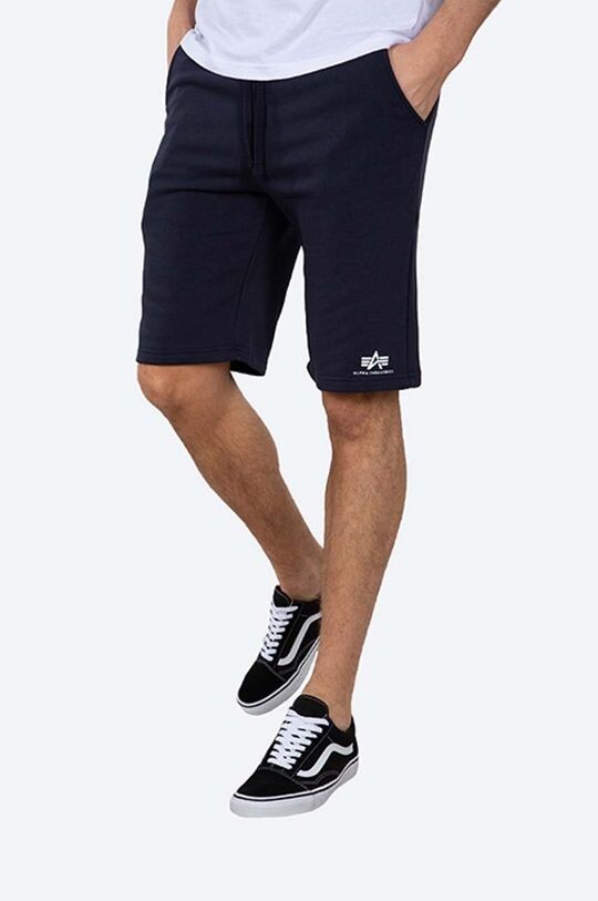 

Базовые шорты Alpha Industries, темно-синий