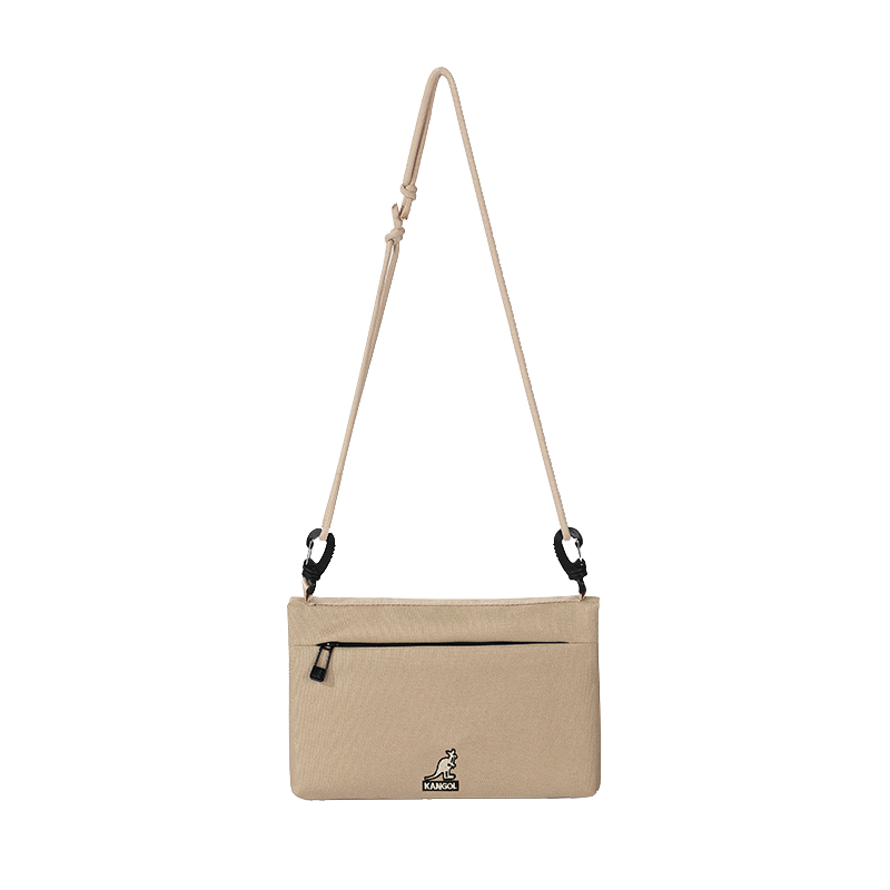 

KANGOL Тканевый конверт-сумка через плечо унисекс малый, Khaki (Box Included)